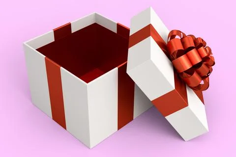 Gift boxes with ribbon and bow isolated on pink background. greeting design 스톡 일러스트