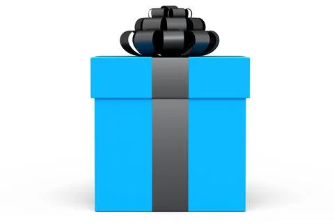 Gift boxes with ribbon and bow isolated on white background. greeting design Stockillustratie