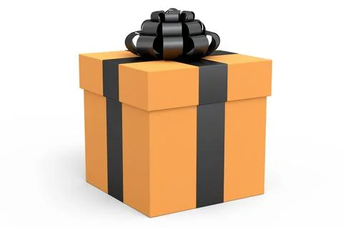 Gift boxes with ribbon and bow isolated on white background. greeting design イラスト素材