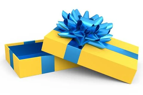 Gift boxes with ribbon and bow isolated on white background. greeting design Stockillustratie
