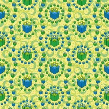 Gift boxes, seamless background 스톡 일러스트