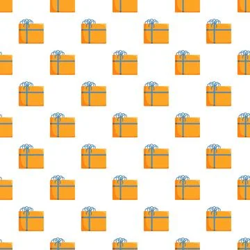 Gift boxes seamless pattern for celebration background 스톡 일러스트