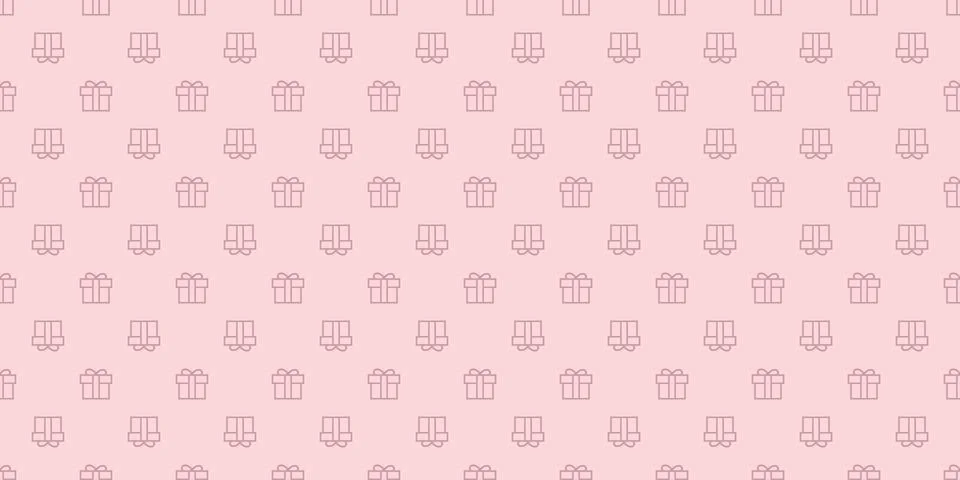 Gift boxes seamless repeat pattern vector background Stock Illustration