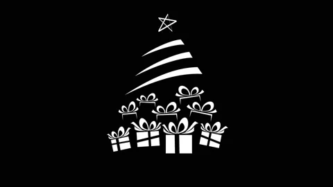 Gift boxes under the Christmas tree, winter shopping, discounts and promotion Stock Footage 221831419