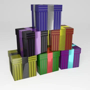 Gift boxes variation イラスト素材