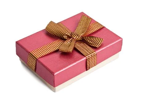 Gift boxes on white background Foto stock