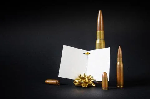 Gift of bullets Stock Photos