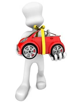 Gift car Stock Illustration