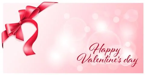 Gift card with bow Stock Illustration