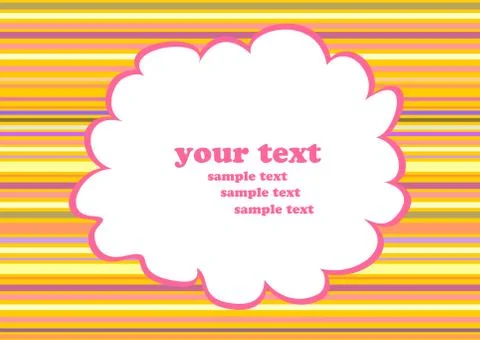 Gift card flower background Stock Illustration