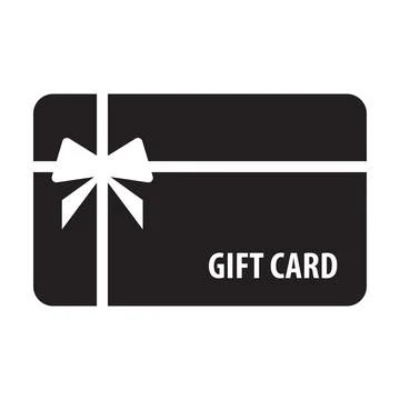 Gift card icon vector for graphic design, logo, web site, social media, mobil Illustrazione stock