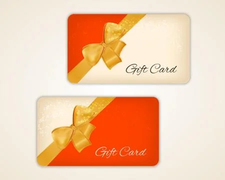 Gift card Illustrazione stock