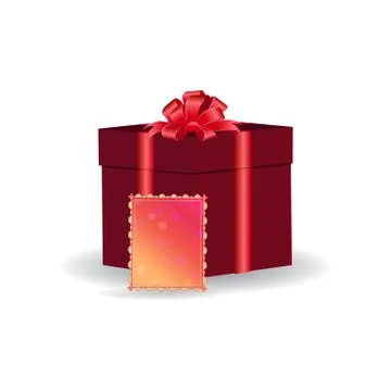 Gift with a card Stock Illustration