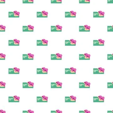 Gift card pattern for online shopping and rewards 库存插图