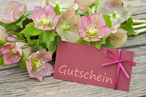 Gift card Stock Photos