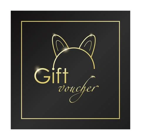 Gift card template for individual use. The design can be used for gift coupon Stock-Illustration