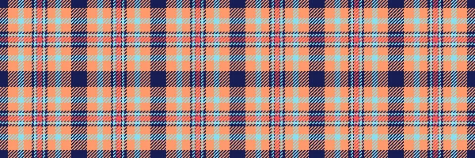 Gift card textile seamless pattern, 2026 background plaid check. American t.. Stockillustratie
