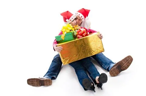 Gift for Christmas Stock Photos