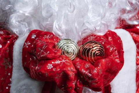 Gift concept from Santa. Stock Photos