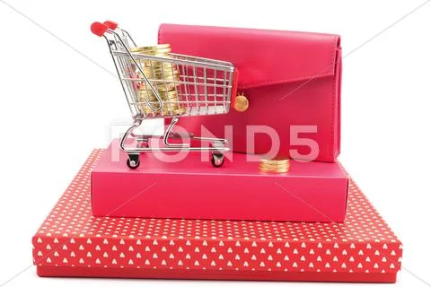 Gift conceptional objects Stock Photos