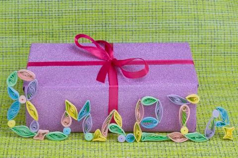 Gift to the day of March 8 Stock Photos