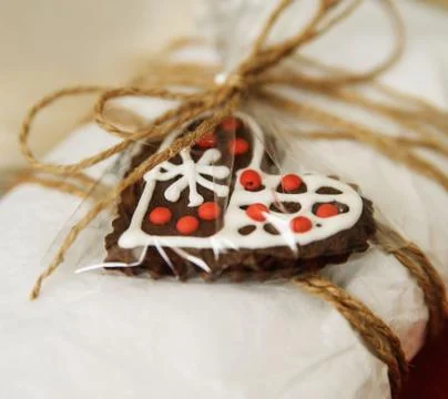 Gift decorated Stock Photos