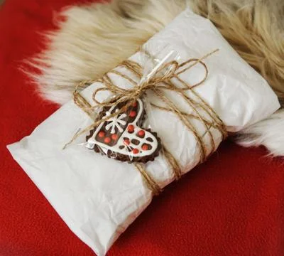 Gift decorated Foto stock