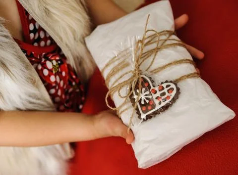 Gift decorated Stock Photos