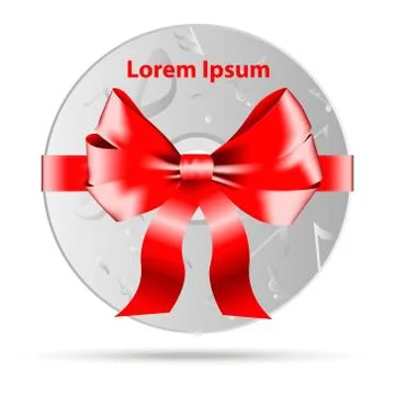 Gift DVD disk Stock Illustration