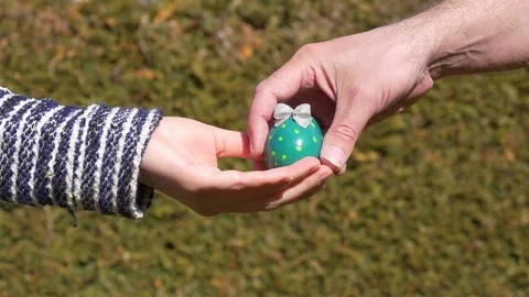 Gift of the Easter Egg Stock Footage 73463136