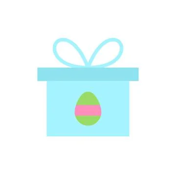 Gift egg color icon. Simple color vector elements of religious holiday for ui イラスト素材