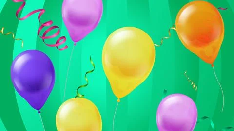 Gift explosion celebration background Stock Illustration