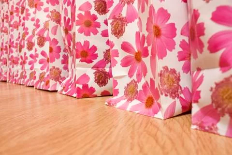 Gift on a floor Stock Photos