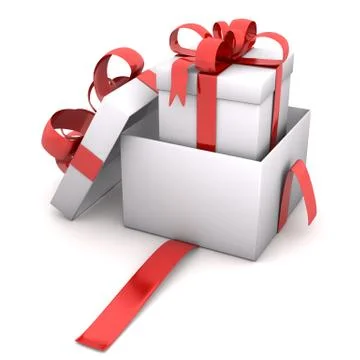 Gift in gift Stock Illustration