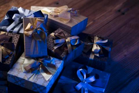 Gift giving concept. Stock Photos