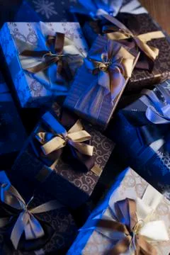 Gift giving concept. Stock Photos