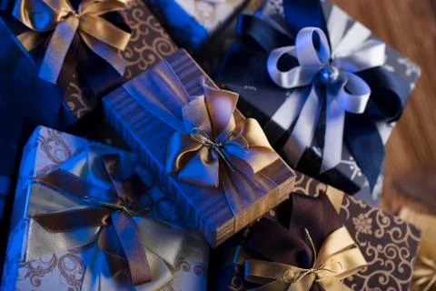 Gift giving concept. Stock Photos