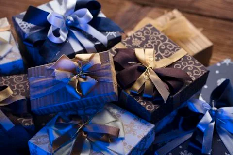 Gift giving concept. Stock Photos