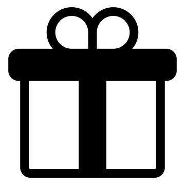 Gift glyph i icon vector illustration isolated on white background Stock Illustration