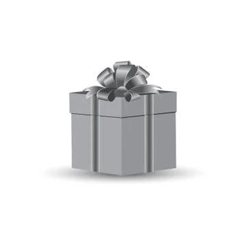 Gift in gray tone 2 Stock Illustration