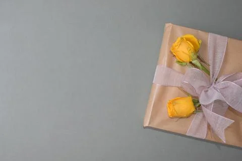Gift from the heart to the loved one. Write a message. Stock Photos