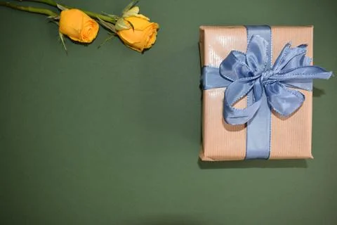 Gift from the heart to the loved one. Write a message. Stock Photos