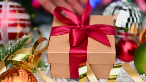 Gift holiday Stock Footage 165846470