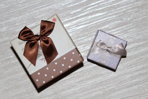 A gift for a holiday Stock Photos