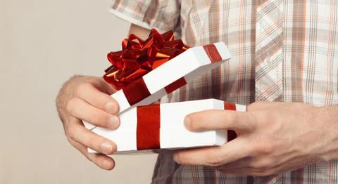 Gift for holiday Stock Photos