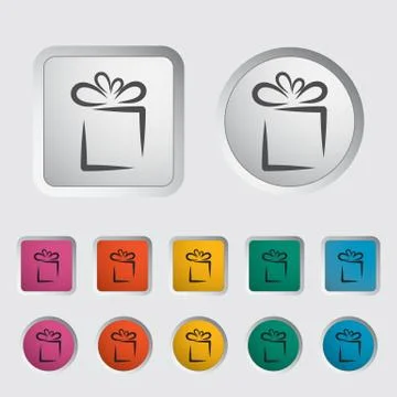 Gift icon 2 Stock Illustration