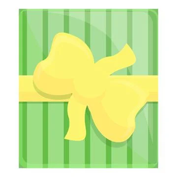 Gift icon cartoon . Present box Illustrazione stock