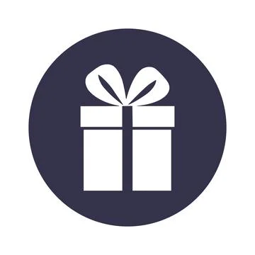 Gift icon design Stock Illustration