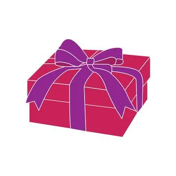 Gift icon design Illustrazione stock