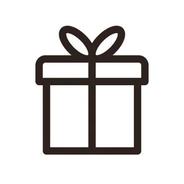 Gift icon Illustrazione stock